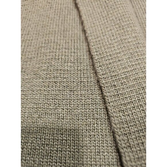 Talbots Wool Knit Cardigan Sweater Women XL Green Gray Warm Preppy Old Money - Picture 2 of 7